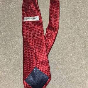 Red Pierre Cardin Designer Tie